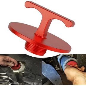 Aluminum Alloy Oil Filter Plug Tool， for Dodge Ram 2500, 3500, 4500, 5500， 5.7L 5.9L 6.4L 6.7L Cummins Turbo Diesel MO285 05083285AA Oil Filter Cap Plug Tool-car Accessorice