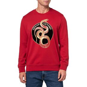 Armani Exchange Men's Snake Graphic Crewneck Sweatshirt