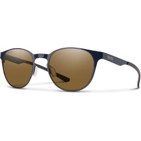 SMITH Eastbank Metal Active Sunglasses-French Navy | Chromapop Polarized Brown