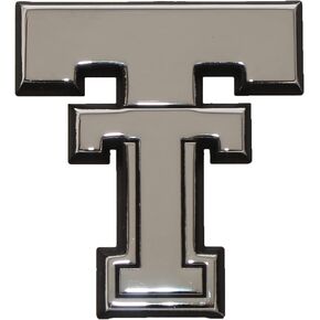 Texas Tech TTU University Retro Throwback Metal Auto Emblem