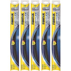 Rain-X 5079275-2-5PK Latitude 2-IN-1 Water Repellency Wiper Blade, 18" (Pack of 5)