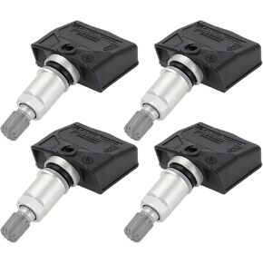 مستشعر ضغط الإطارات TPMS Sensor No.40700CK001 لنيسان تيتان 2004-2007 المطاط البلاستيكي المعدني الأسود 4 أجهزة.
