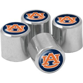 NCAA Auburn Tigers Metal Tyre Valve Ste Caps ، 4 عبوات