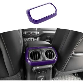 RT-TCZ for Jeep JL Rear AC Vent Trim Frame Red Compatible with Jeep Wrangler JL JLU Gladiator JT 2018-2024 Red Interior Accessories