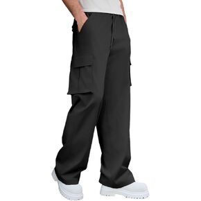 سروال سروال سروال شحنة سوسلود الفضفاضة الكبيرة والطول عريض الساقين الصيف الخصر الخفيف مرنة الخصر غير الرسمي لعام 2025 in Kuwait