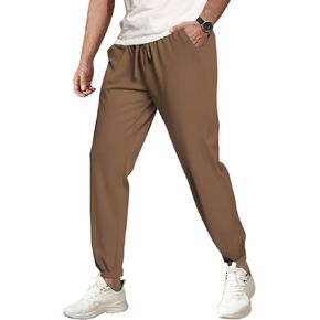 COOFANDY Men's Waffle Jogger Lightweight Drawstring Casual Pants Slim Fit Jogger Sweatpants with Pockets