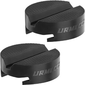 New Dual-use Jack Stand Adapter for All-in-One Unijack Pinch Weld Saddle Adapter/Bottle Jack, Universal Rubber Jack Pad Slotted Frame Rail Pinch Welds Protector for Ford Honda Toyota - 3tons