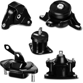 Set of 5, Engine Motor Mount and Transmission Mount Kit Compatible with Honda Accord 2008 2009 2010 2011 2012 L4 2.4L Automatic Trans Replace for A4572 A4565 A4570 A4561 A4584