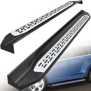 AUTOSAVER88 4 Inches Running Board Side Step Fit for 2014-2019 for Toyota for Highlander w/Plastic 40% Aluminum Alloy 40% Iron 20% Rock Sliders