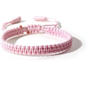 tenghong2021 Handmade Rope String Hand-Knitted Bracelet for Women Tibetan Buddhist Woven Lucky Cotton Bracelet Adjustable Knitted String Rope Braided Adjustable Bracelet for Men Gifts Jewelry