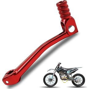 دراجة نارية طي العتاد شيفتر رافعة دواسة CNC متوافقة مع Honda XR50 CRF50 XR CRF 70CC 50CC 90CC 110CC 125CC DIRT PIKE (Silver)