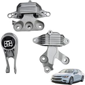 3pcs محرك محرك MOUNT & Automatic Transmission Mount Kit متوافق مع 2016 2017 2018 Chevy Malibu 1.5L L4 رقم الجزء: A5927 ، A5926 ، A5925