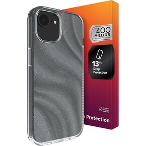 ZAGG Milan Snap Case for iPhone 16 Pro Max – Pink Glitter, MagSafe Compatible, 13ft Drop Protection, Recycled Materials, Slim & Stylish Design