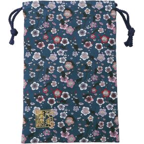 Brocade drawstring bag, lined with Nishijin brocade, 3, size M.