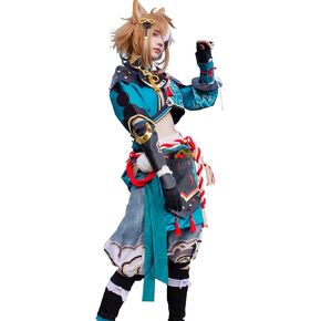 NSPSTT Gorou Cosplay Genshin Impact Cosplay Outfit Gorou Costume for Men Full Set