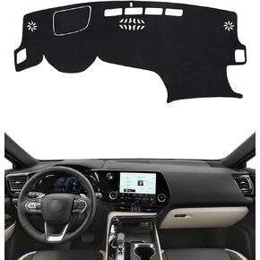 Dash Cover 2022-2025 for Lexus NX 250/ NX 350/ NX 350h/ NX 450h+ Accessories Black Flannel Dashboard Cover Mat Car Dashboard UV Sun Protection