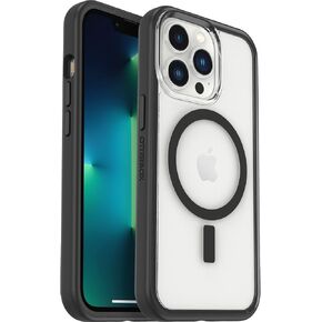 OtterBox Clear case with Colorful Grip Edge for iPhone 13 Pro (ONLY) - Discovery (Clear/Light Blue)