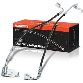 A-Premium Rear Driver and Passenger Side Brake Hydraulic Hose Compatible with Select Jeep Models - Wrangler 2007-2013 - Pack of 2
