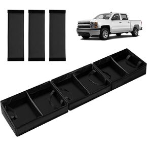 Chevrolet Silverado 1500 2500 /GMC Sierra 2011-2025 Truck Under Bench Seat Storage with Removable Divider 600D Oxford Cloth, truck accessories Mesh Organizer in Kuwait