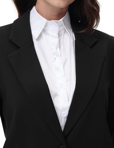 Women's Suits 2 Piece Set Dressy Business Slim Fit One Button Professional Blazer Pantsuits Set Work Casual Outfits in Saudi Arabia