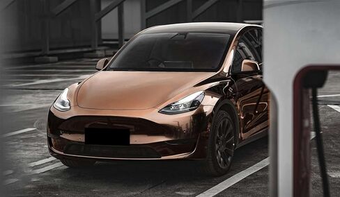 1FTx5FT PET Liquid Metallic Mocha Brown Gloss Vinyl Wrap Auto Car Sticker Decal Film Sheet Bubble Free Air Release Technology with Tool Set in Saudi Arabia