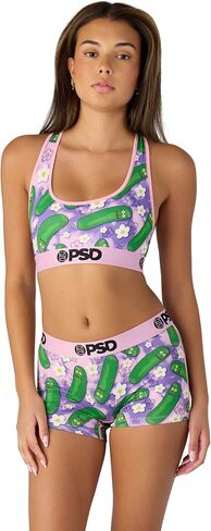 PSD Women's Rick & Morty Sports Bra - Racerback Sports Bras for Women with Breathable Microfiber Fabric in Saudi Arabia