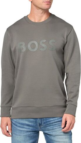 BOSS Men's Iconic Logo Crewneck Sweatshirt in Saudi Arabia