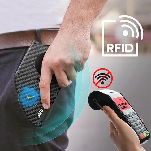 Air Wallet, Minimalist Air Wallet for Men with Built-in AirTag Chip, Ridge Wallets for Men, RFID Blocking Credit Card Holder,Slim Wallet For Men, Works with Find My IOS ONLY,Gift for Husband Boyfriend in Saudi Arabia