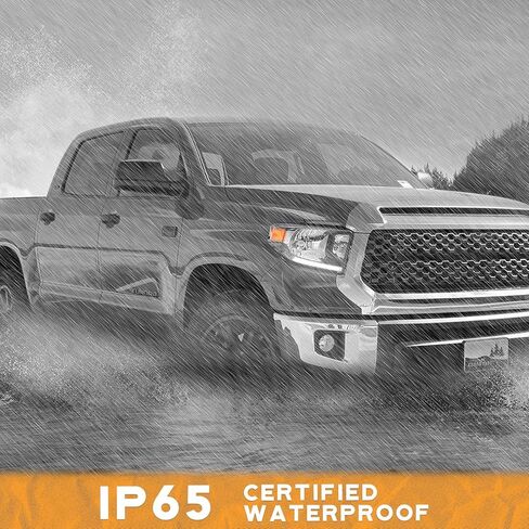 Headlights for 2014-2021 Toyota Tundra, Not For Models W/Adjustable Headlight Leveling Dial/Buttons *Not Compatible* W/Factory LED DRL Models, Headlamp Replacement Chrome Housing in Kuwait