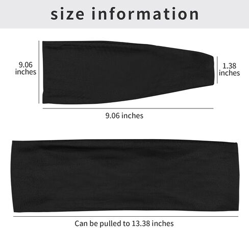 5 PCS Breathable Sports Headbands for Men and Women, Comfortable Moisture-Wicking Hairbands for Fitness, Yoga, Running, Cycling, and Workout in Saudi Arabia