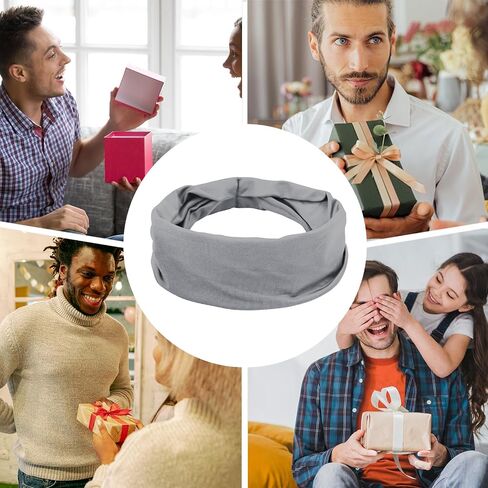 5 PCS Breathable Sports Headbands for Men and Women, Comfortable Moisture-Wicking Hairbands for Fitness, Yoga, Running, Cycling, and Workout in Saudi Arabia
