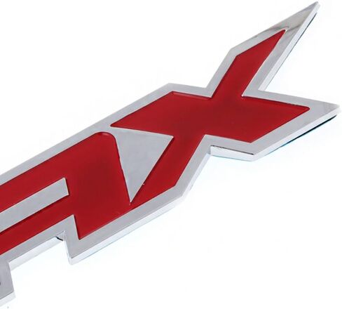 2pcs Vortec Max Door Emblem Nameplates 3D Logo for SS 6.0 Truck 6.0 Liter (Black-Red) in Saudi Arabia