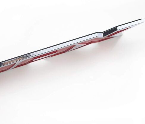 2pcs Vortec Max Door Emblem Nameplates 3D Logo for SS 6.0 Truck 6.0 Liter (Black-Red) in Saudi Arabia