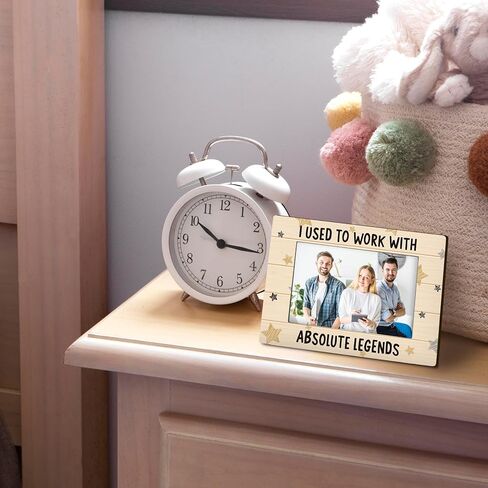 Retirement Coworkers 4x6 Picture Frame,Retirement Gifts for Women Men Coworkers, Retired Photo Frame, I Used to Work with Absolute Legends Picture Photo Frames for Desk Decor in Kuwait