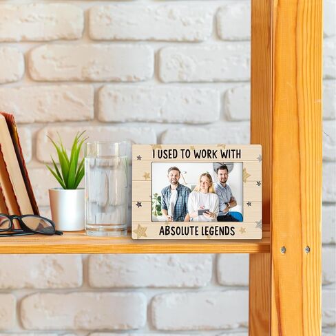 Retirement Coworkers 4x6 Picture Frame,Retirement Gifts for Women Men Coworkers, Retired Photo Frame, I Used to Work with Absolute Legends Picture Photo Frames for Desk Decor in Kuwait