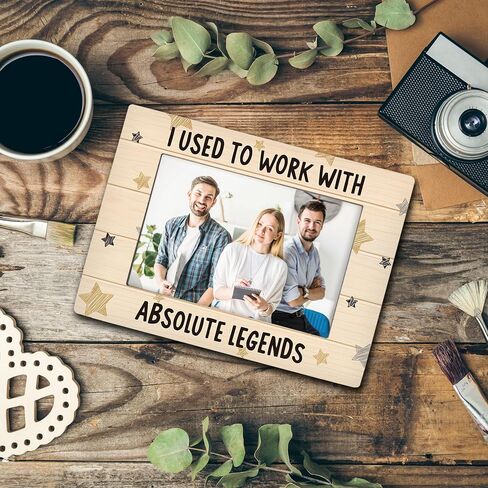 Retirement Coworkers 4x6 Picture Frame,Retirement Gifts for Women Men Coworkers, Retired Photo Frame, I Used to Work with Absolute Legends Picture Photo Frames for Desk Decor in Kuwait