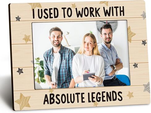 Retirement Coworkers 4x6 Picture Frame,Retirement Gifts for Women Men Coworkers, Retired Photo Frame, I Used to Work with Absolute Legends Picture Photo Frames for Desk Decor in Kuwait