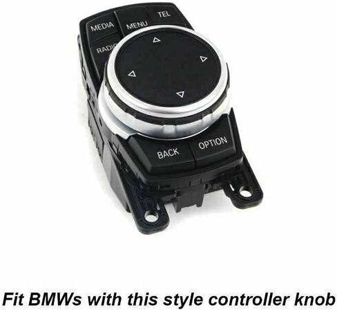 Xotic Tech Center Console Multimedia Control Idrive Controller Cover Cover Cover Trim متوافق مع BMW 1 2 3 4 5 6 7 Series X3 X4 X6 X6 2011 (3D JDM Red Aluminium) in Kuwait