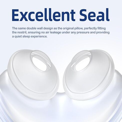 3 Packs Replacement Nasal Pillow Cushion for ResMed AirFit P10, Compatible with Original Airfit P10 Frame, Replacement Silicone CPAP Supplies, Reliable Seal & Lighter Weight, Medium in Saudi Arabia
