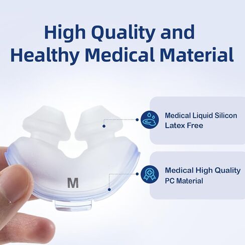 3 Packs Replacement Nasal Pillow Cushion for ResMed AirFit P10, Compatible with Original Airfit P10 Frame, Replacement Silicone CPAP Supplies, Reliable Seal & Lighter Weight, Medium in Saudi Arabia