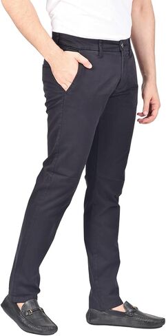 Soroor Slim Fit Chinos Pants Men - Stylish Mens Chinos Pants, Smart Casual Mens Khaki Pants | Stretch Twill Cotton Men Chino in Kuwait