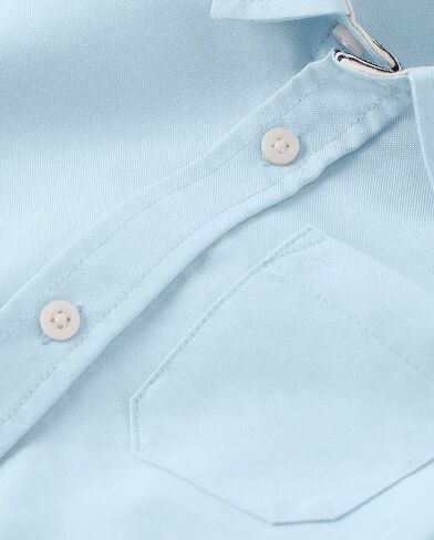Gymboree,and Toddler Short Sleeve Oxford Button Up Dress Shirt,Cloud White,12 in Saudi Arabia