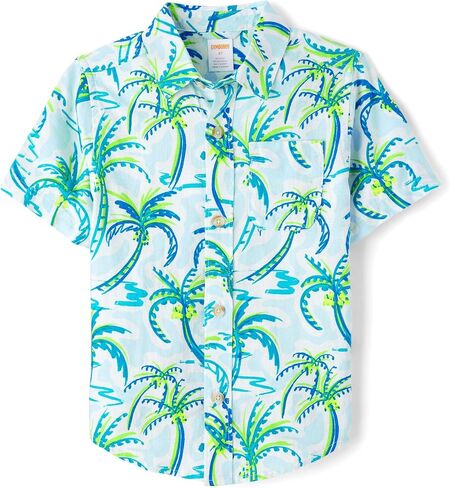 Gymboree,and Toddler Short Sleeve Oxford Button Up Dress Shirt,Cloud White,12 in Saudi Arabia