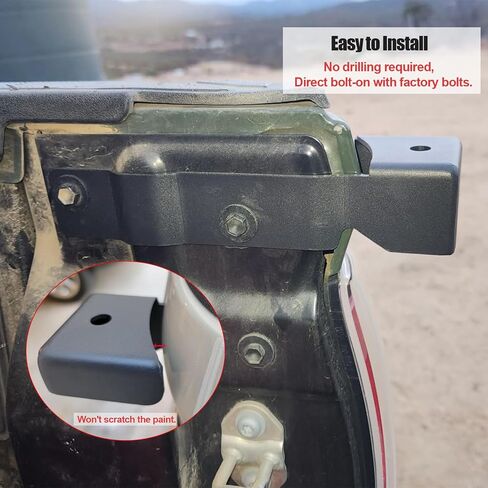 CB Antenna /Whip Flag /Light Pod Mount Brackets for Tacoma 3rd Gen 2016-2023, Tailgate Mounting (Passenger Side) in Kuwait