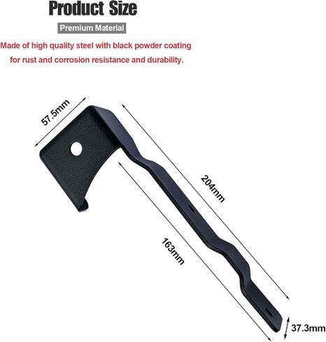 CB Antenna /Whip Flag /Light Pod Mount Brackets for Tacoma 3rd Gen 2016-2023, Tailgate Mounting (Passenger Side) in Kuwait