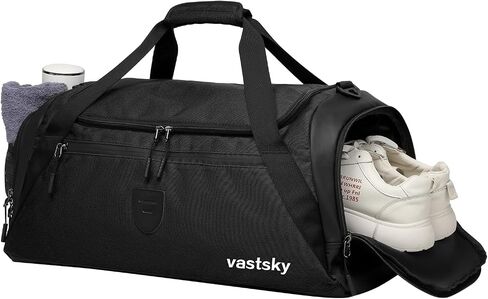 Gym Duffle Bags for men and women, large duffle bag for Travel, Weekend Overnight bag with shoe compartment & wet pocket, water resistant sports duffle bag gymbag in Saudi Arabia