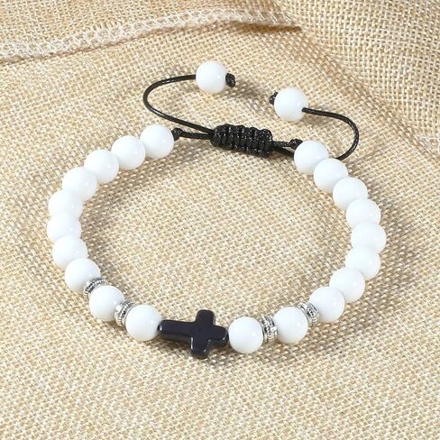 Orthodox Prayer Rope Handmade Natural Stone Wooden Beaded Bracelet, Christian Jesus Cross Braided Bracelets For Men Women, anglican prayer beads Prayer Yoga Jewelry Couple, greek worry beads chotki komboskini in Saudi Arabia