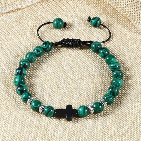 Orthodox Prayer Rope Handmade Natural Stone Wooden Beaded Bracelet, Christian Jesus Cross Braided Bracelets For Men Women, anglican prayer beads Prayer Yoga Jewelry Couple, greek worry beads chotki komboskini in Saudi Arabia