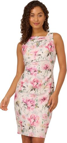 Adrianna Papell Women's Floral Short Dress in Kuwait