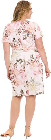 London Times Women's Polished Sheath Dress with Bow Detail Career Office Event Occasion Guest of in Saudi Arabia